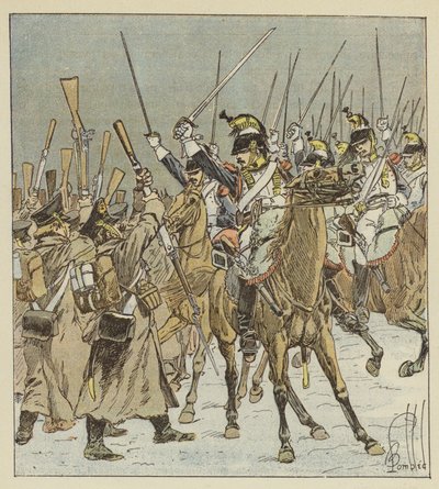 Die Kürassiere von Doumerc machen 1.800 Russen zu Gefangenen von after Louis Charles Bombled