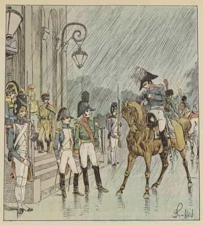Die beiden Kaiser wurden wegen ihm nass von after Louis Charles Bombled