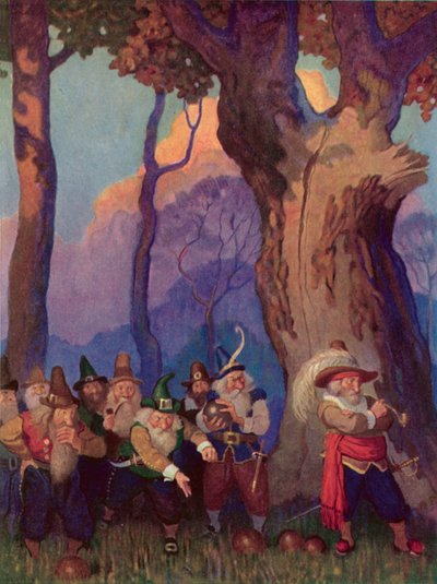 Illustration für Rip Van Winkle von after Newell Convers Wyeth