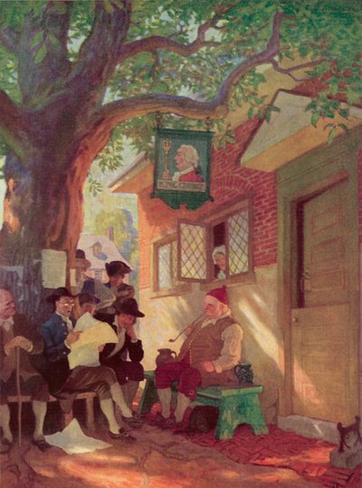 Illustration für Rip Van Winkle von after Newell Convers Wyeth