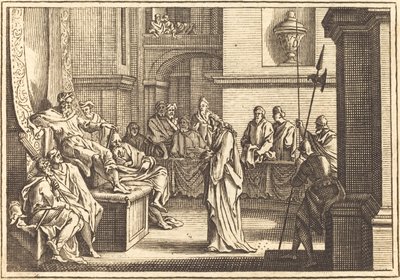 Christus vor Herodes von after Sébastien Le Clerc I