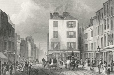 Middle Row Holborn, 1830 von Thomas Hosmer after Shepherd