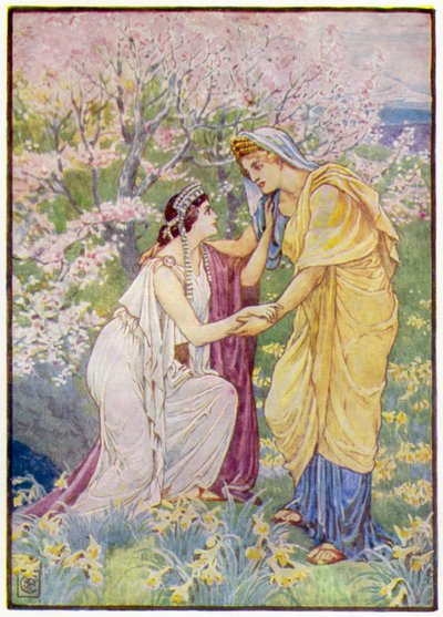 Demeter freute sich, denn ihre Tochter war an ihrer Seite von after Walter Crane