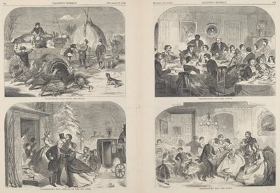 Erntedankfest - Wege und Mittel (oben links) von after Winslow Homer