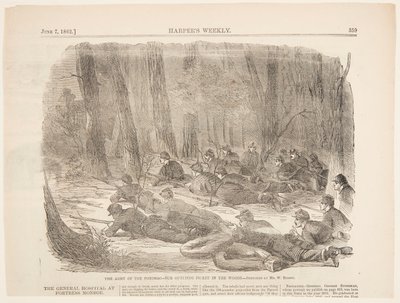 Die Armee des Potomac – Unser Außenposten im Wald von after Winslow Homer