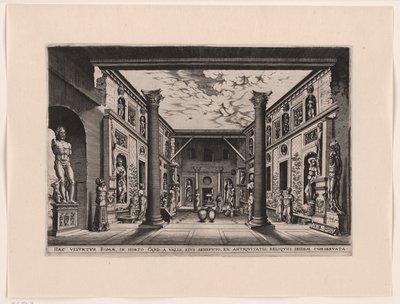 Skulpturengarten im Palazzo Valle, Capranica von anonymous (attributed to)