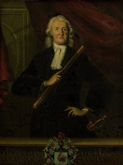 Porträt von Mattheus de Haan, Generalgouverneur von Niederländisch-Indien von anonymous (copy after)