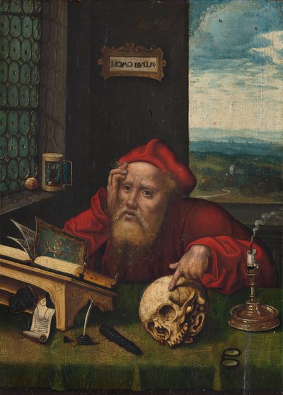 Heiliger Hieronymus in seinem Studierzimmer von anonymous 