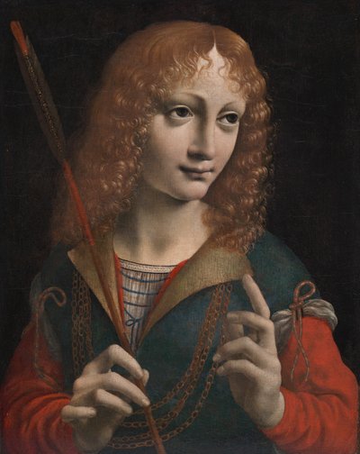Porträt eines Jugendlichen als Heiliger Sebastian von attributed to Marco d