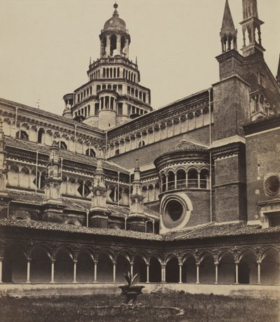 Der kleine Kreuzgang des Klosters in Pavia von attributed to Maurizio Lotze