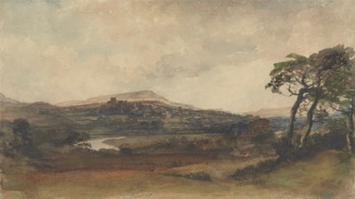 Middleham, Yorkshire von attributed to Peter DeWint