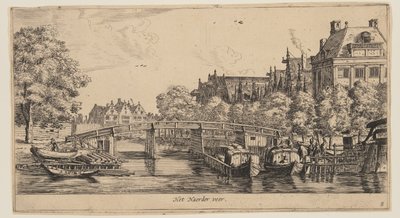 Het Naeder veer, aus Ansichten von Amsterdam von called Zeeman Reinier Nooms