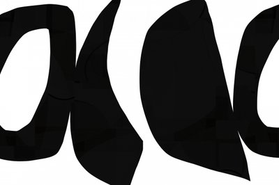 Abstrakte Schwarze Kurven von cartissi