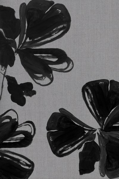 Abstrakte Schwarze Blumen von cartissi