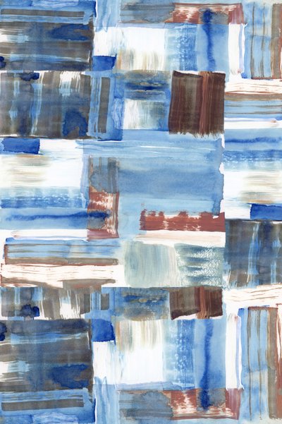 Abstrakt Blau Braune Schichten von cartissi