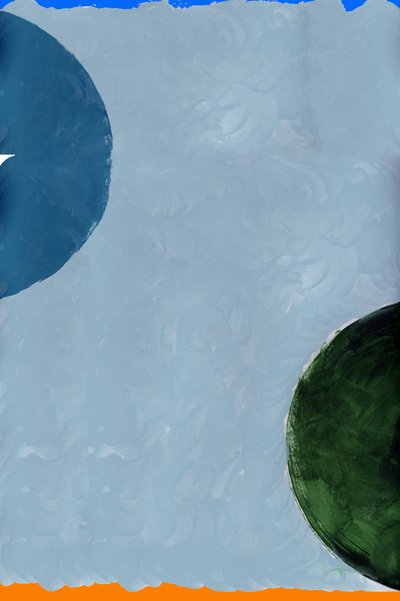 Abstrakte Blau-Grüne Formen von cartissi