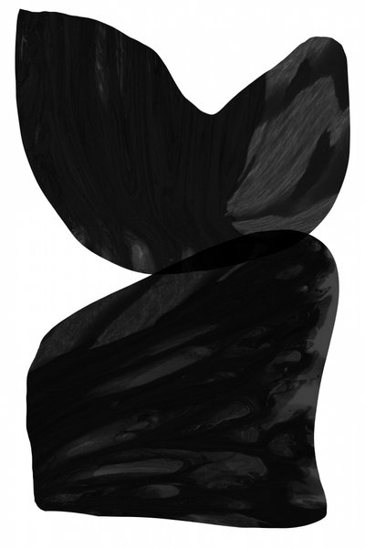 Schwarze abstrakte Formen von cartissi