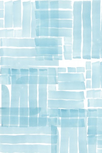 Blaue Aquarellblöcke von cartissi