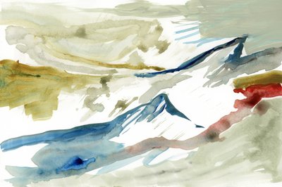 Fließende Berglandschaft von cartissi