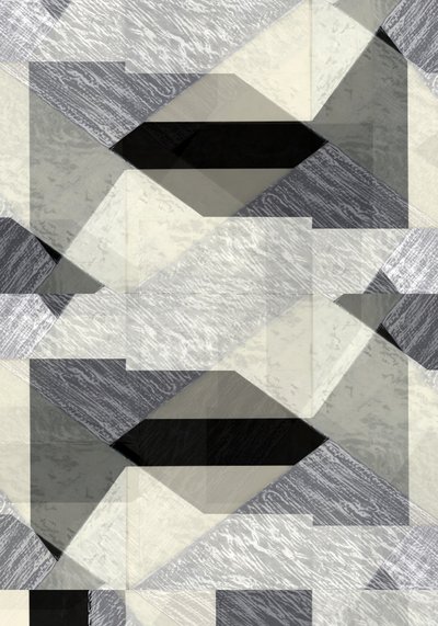 Monochromatische geometrische Abstraktion von cartissi