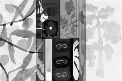Monochrome Botanische Muster von cartissi