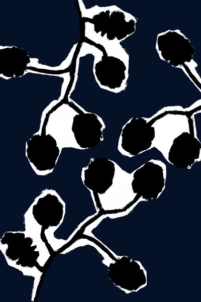 Marine Botanische Silhouette von cartissi