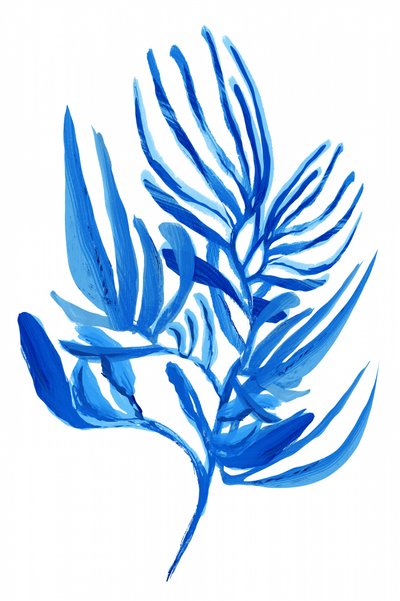 Tropisches Blaues Laub von cartissi