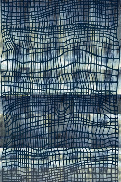 Welliges Indigo Gitter von cartissi