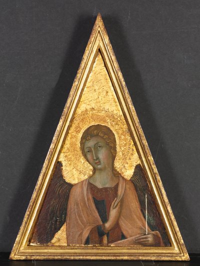 Pinnakel mit Engel von circle of Niccolò di Segna