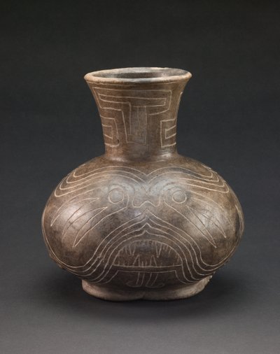 Gefäß mit eingravierten Motiven, ca. 1400-1600 von culture Mississippian