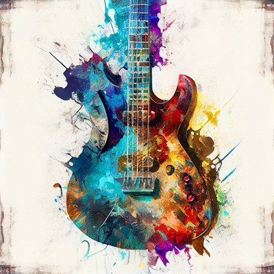 Elektrische Gitarre von F. Abderrahim