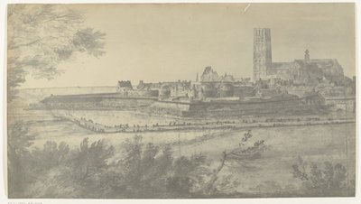 Ansicht von Harderwijk, 1672 von frères Moreau