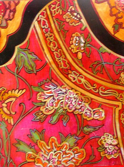 Chinesische Jackenvorderseite, 2012 von linda arthurs