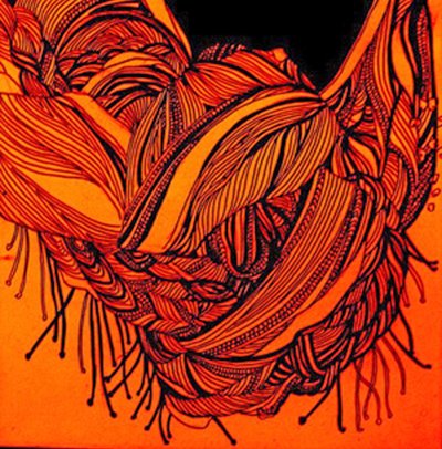 Rostschal von linda arthurs