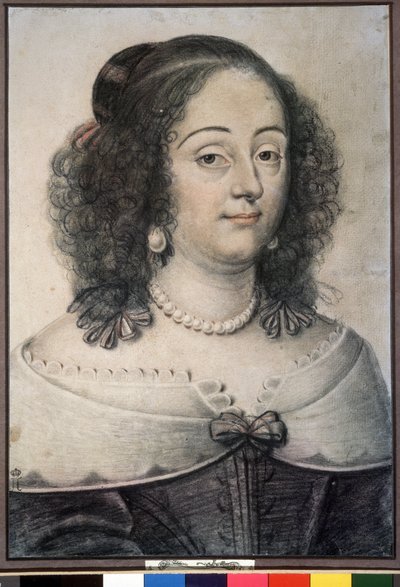 Porträt einer Frau von or Dumoustier Daniel Dumonstier