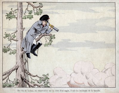 Von der Insel Lobau, in Beobachtung (Schlacht bei Essling) von pseudonym for Onfray de Breville Jacques Job