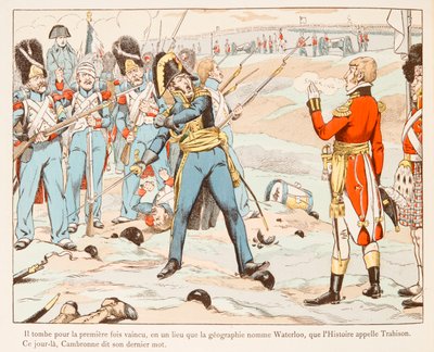 A Waterloo Cambronne gegen die Engländer 1815 von pseudonym for Onfray de Breville Jacques Job