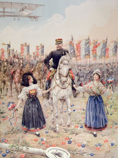 Marschall Ferdinand Foch (1851-1929) der Befreier von pseudonym for Onfray de Breville Jacques Job