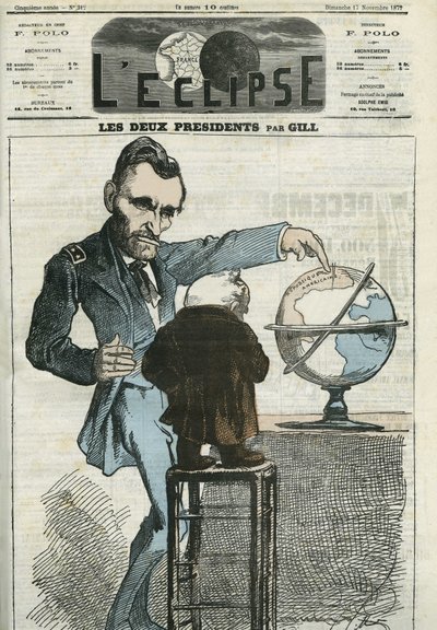 Die beiden Präsidenten, Ulysses Simpson Grant von pseudonym for Onfray de Breville Job