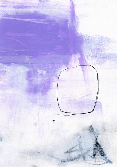 Lila abstrakter Kreis von uplusmestudio