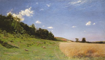 Waldrand auf am Rande der Stadt Eu, 1883 von Adolphe Gustave Binet