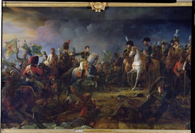 Die Schlacht von Austerlitz, 2. Dezember 1805, Detail von General Rapp (1772-1821) Gouverneur von Dantzig präsentiert den besiegten Fürsten Repnin Napoleon Bonaparte (1769-1821) 1805 von Baron François Pascal Simon Gérard