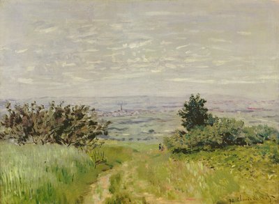 Landschaft, Vollansicht von Argenteuil (Hügel von Sannois), 1872 von Claude Monet