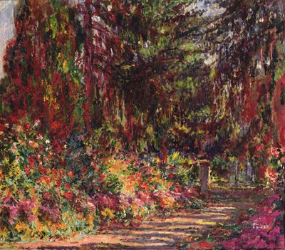 Der Gartenweg In Giverny 1902 Von Claude Monet 368398