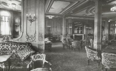 Erste Klasse Lounge Rms Titanic 4 Januar 1912 334424