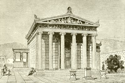 Das Erechtheion Ein Beruhmter Tempel In Athen Zum Hel 474759