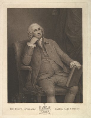 Der richtige ehrenwerte Charles Pratt, 1. Earl Camden, Lordkanzler, 1795.