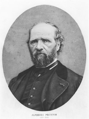 Porträt von Alphonse Poitevin von French Photographer