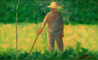 Der Gärtner von Seurat hochwertiger Kunstdruck