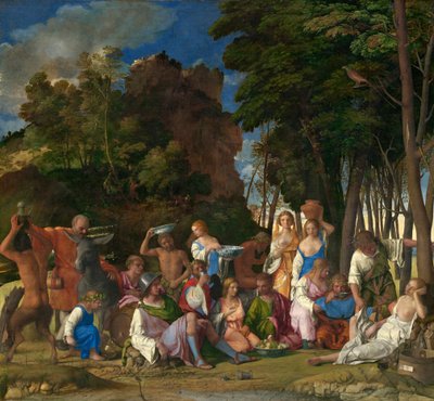 Das Fest Der Gotter Von Giovanni Bellini